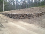 Bush Rock Retaining Wall -    - click to enlarge